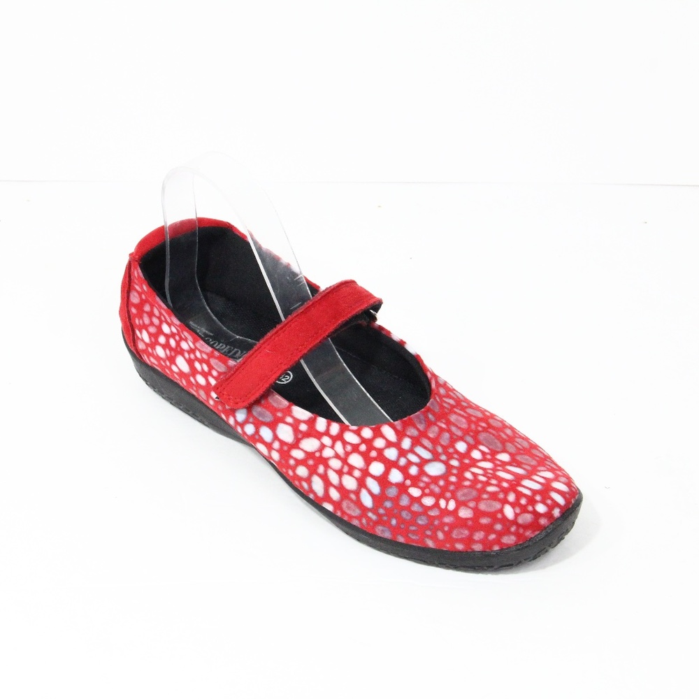 Arcopedico L45 Mary Jane Shoes Women Flat EU 42 colorful print red